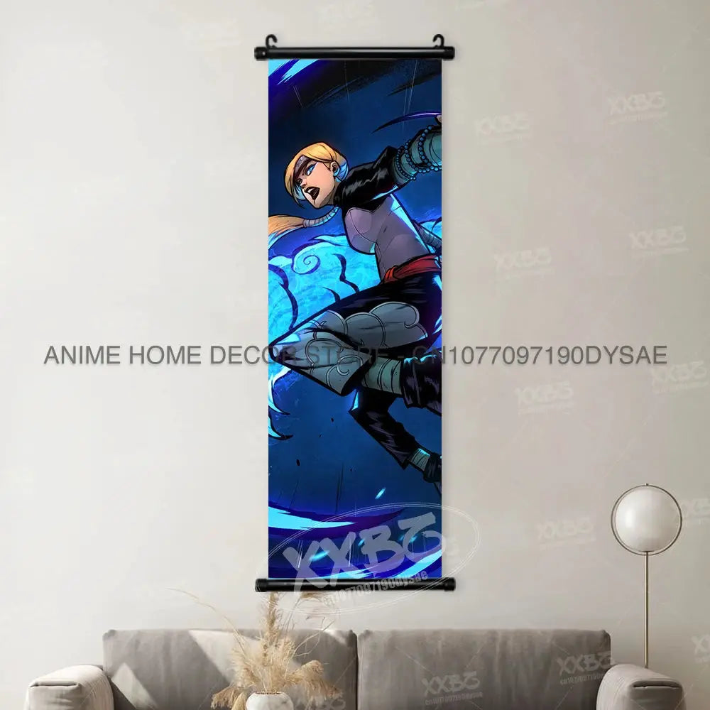 Uzumaki Naruto Posters Sasuke Home Decor Uchiha Madara Hanging Painting Might Guy Scrolls Picture Gaara Wall Art Killer B Mural from PriceLows™
