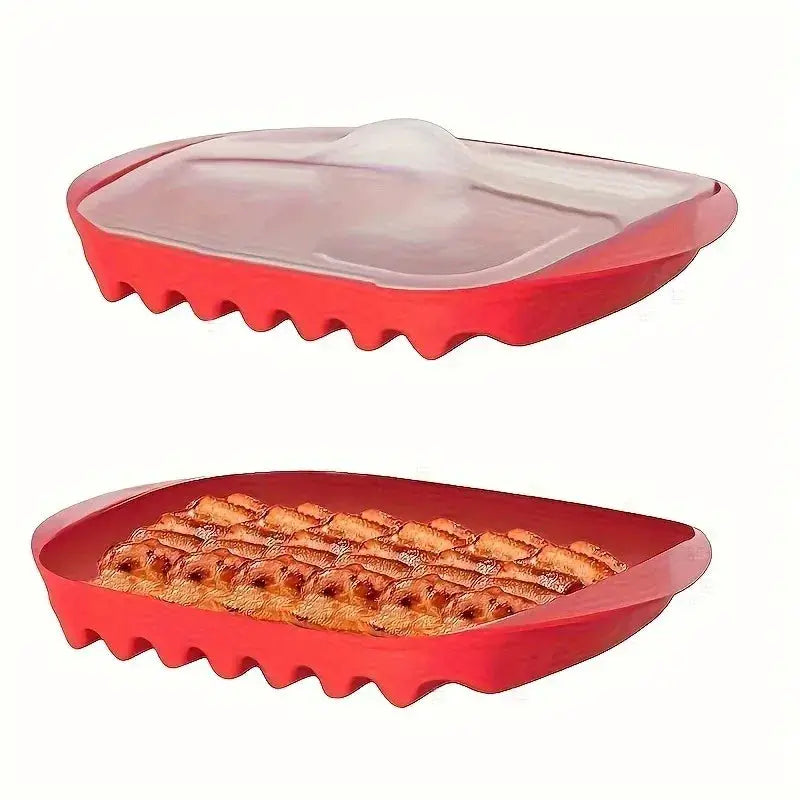 Microwave Bacon Tray | Vented Cover | Eco Friendly