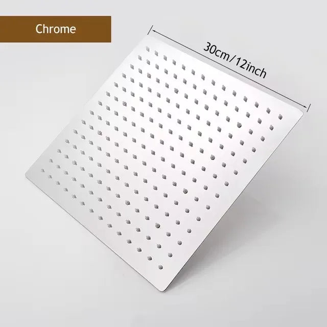 Shower Head | Ceiling Mounted | Stainless Steel | 8in 10in 12in