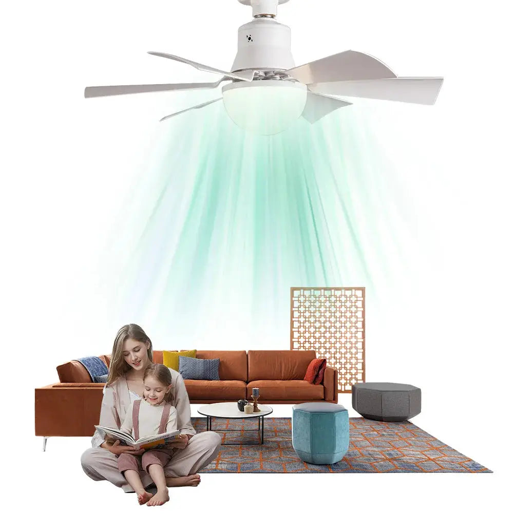 Ceiling Fan With Light | Remote Control | 3 Speed | Living Room Dimmable Light