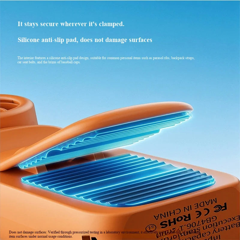 Portable Handheld Fan | Stepless Speed | 5W Power | One Size