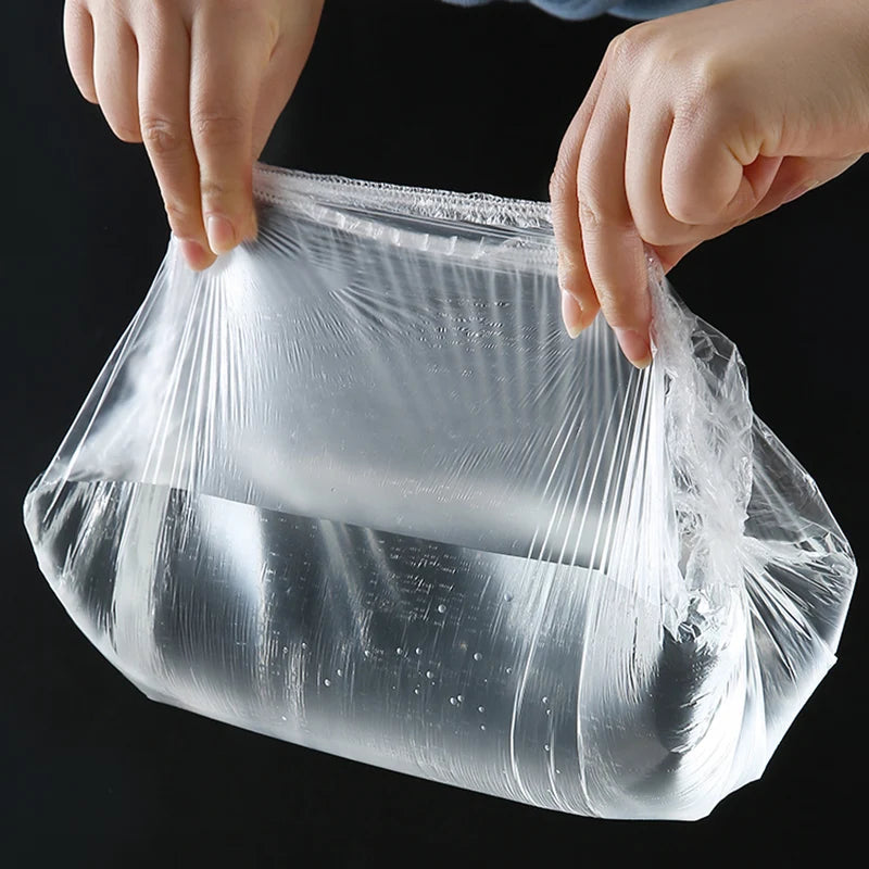 Disposable Food Storage Covers | Elastic Fit | PE Material | Fits 20-40 cm