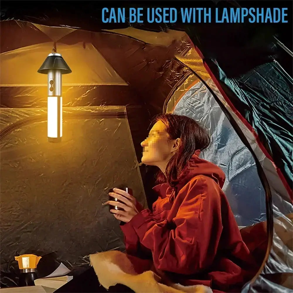 Camping Lantern | USB Rechargeable | LED Bulb | Foldable Stand Base