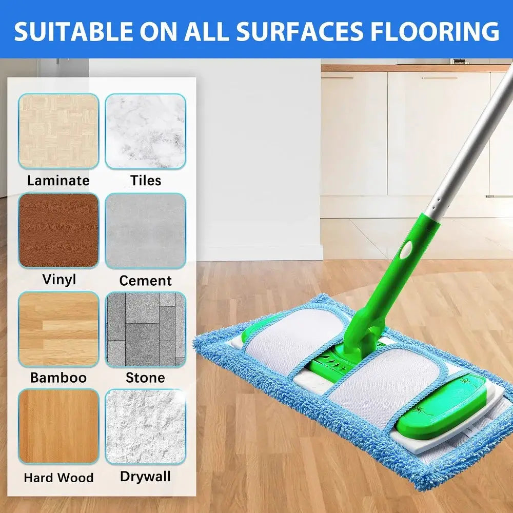 1/2PCS Microfiber Floor Mop Pad for Swiffer Sweeper Mop Cloths/Pads Wet and Dry Flip Mop Washable Reusable Cleaning Tools from PriceLows™