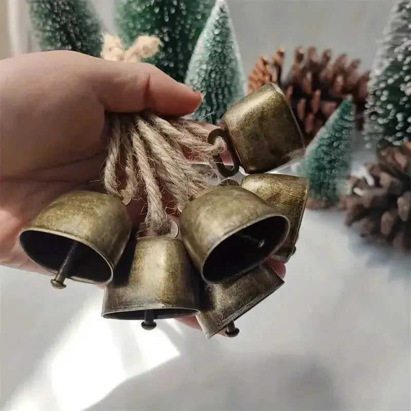 [Christmas] Cow and Sheep Bells, Pet Bells, Christmas Decoration Jingle Bells on Twine, Twine Cow Bells.Christmas Decorations from PriceLows™
