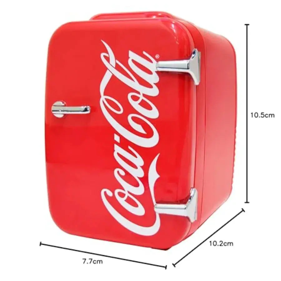 Retro Mini Fridge for Bedroom - Car Office Desk and College Dorm Room - 4L/6 Can 12V Portable Cooler and Warmer for Food Drinks from PriceLows™