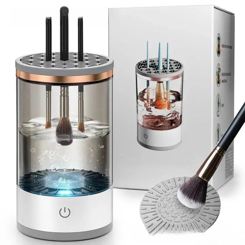 Electric Makeup Brush Cleaner | Touch Timer Panel | Fast Air Dry | Desktop