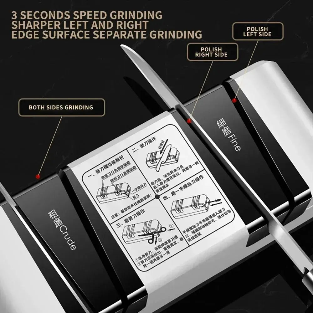 Electric Knife Sharpener | Automatic | Multi Function | Slotted Screwdrivers