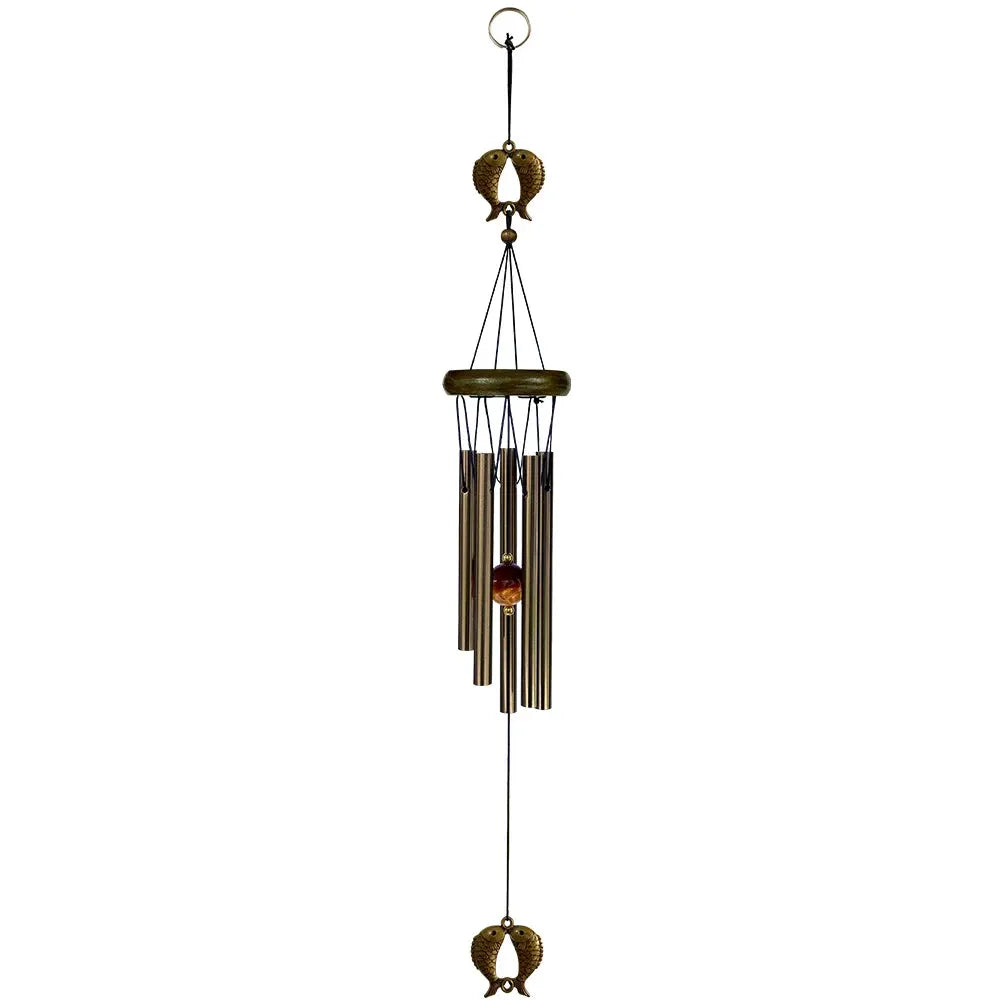 Musical Wind Chime 5 Bronze Aluminum Tubes Creative Gift for Room Outdoor GardenDecor Butterfly Owl Charms Hanging Chimes Decors from PriceLows™