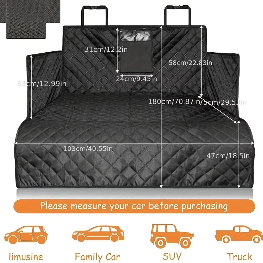Dog Car Seat Cover | Waterproof | Wear Resistant | Universal Fit