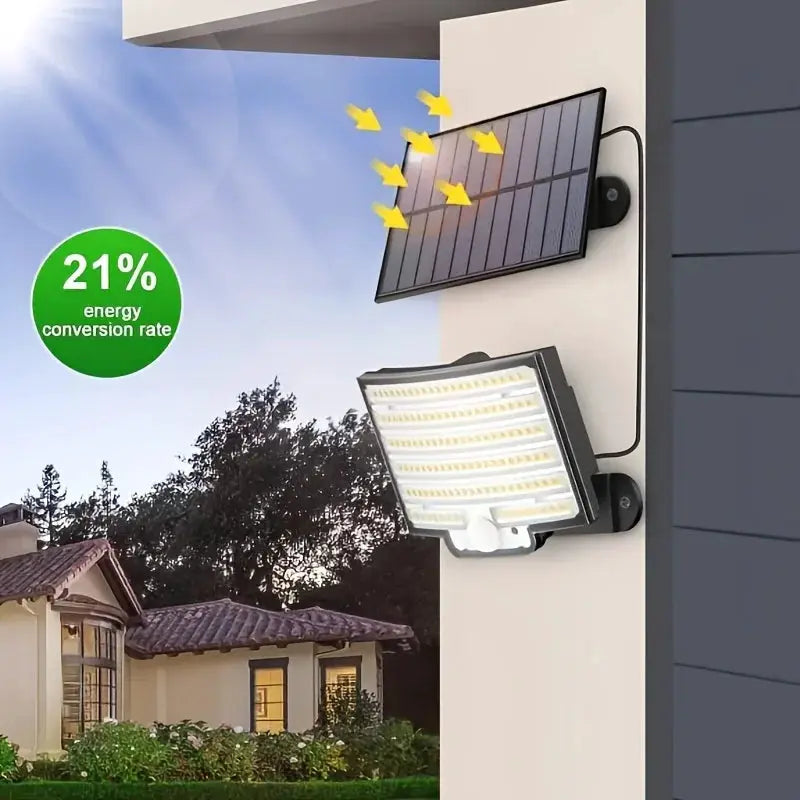 Solar Outdoor Lights - LED Motion Sensor Light with Remote Waterproof Security Flood Light for Patio Garage Porch Yard from PriceLows™