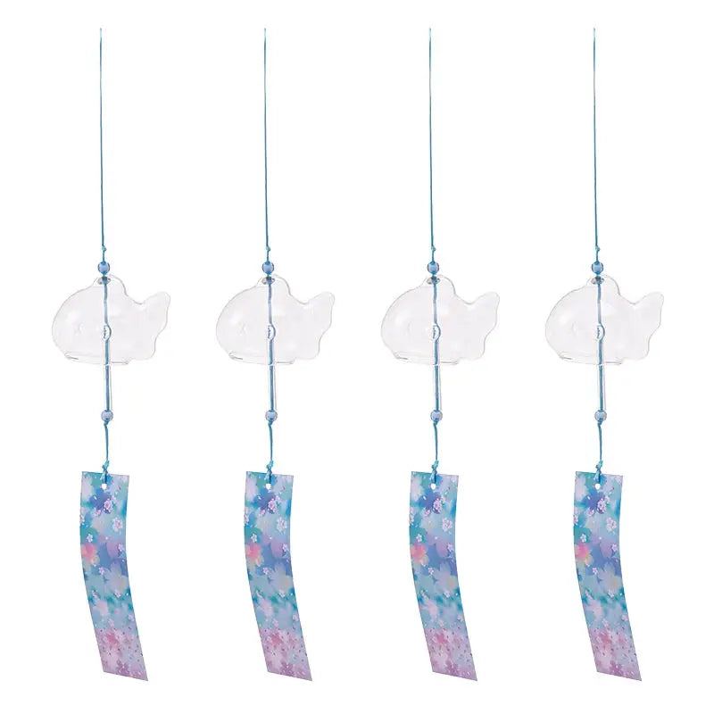 Stained Glass Wind Chimes Small Golden Fish Wind Chimes Can DIY Hand-painted Outdoor Hanging Ornaments Birthday Gift Crafts from PriceLows™