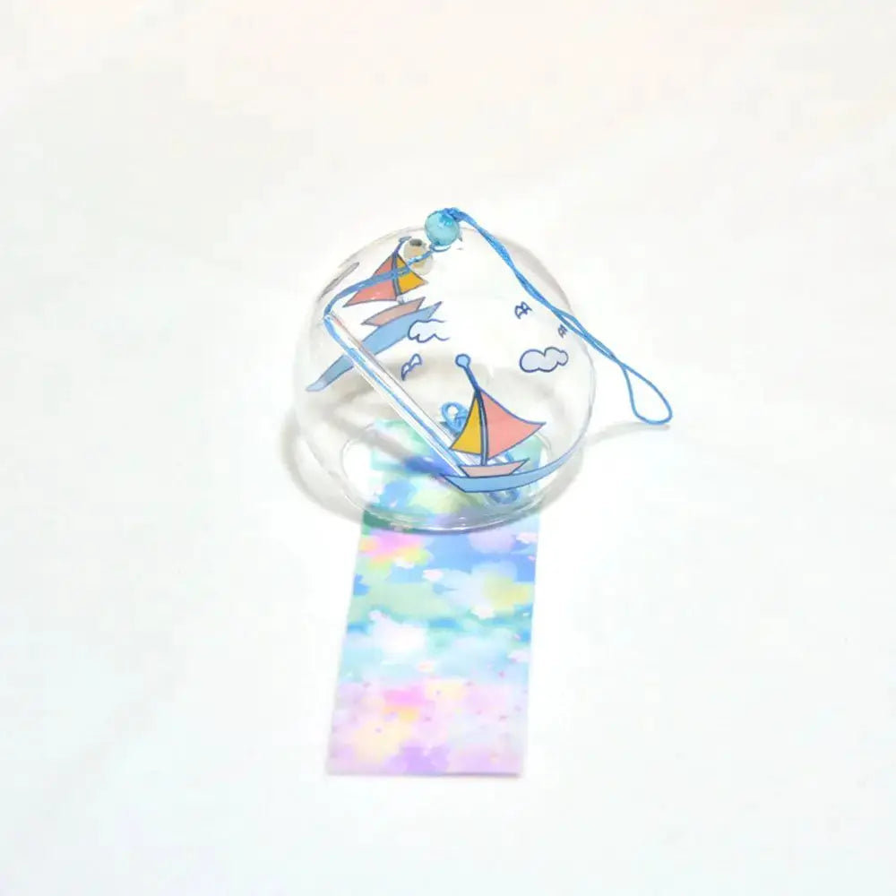 1Pcs Creative Wind Bell Japan Wind Chimes Handmade Glass Furin Spa Japanese Room Decor Garden Pendant Kitchen Office Home Decor from PriceLows™