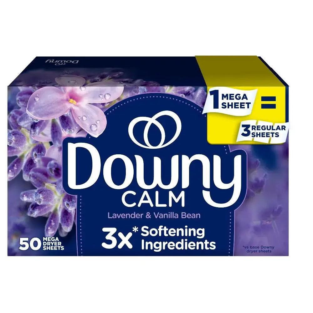 Dryer Sheets | Lavender Vanilla Scent | Static Control | 50 Count