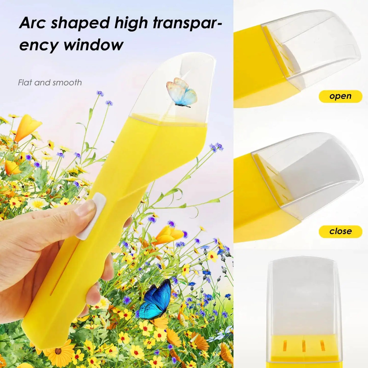 Insect Catcher For Kids , Contactless Humane Bug Catching Tool for Exploring Nature Gifts Fly Traps Outdoor from PriceLows™