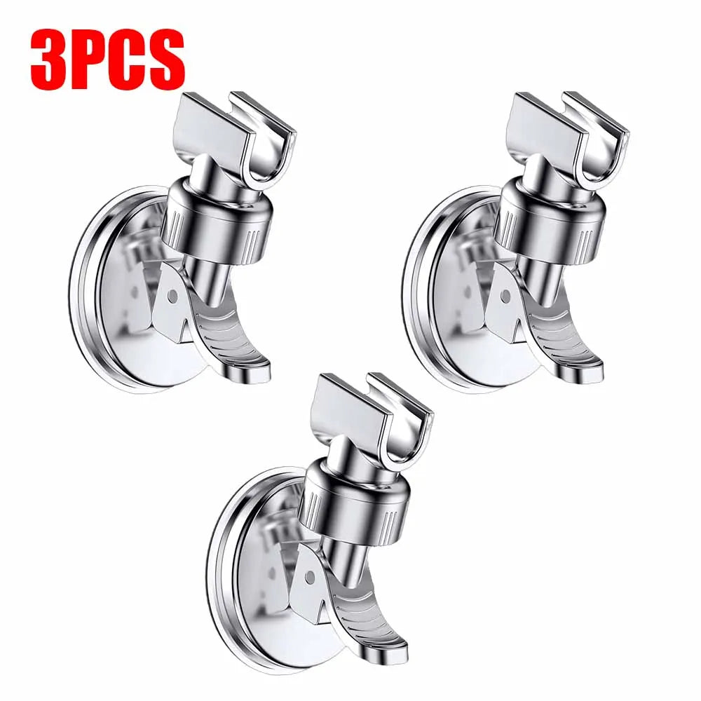 Shower Head Holder | Vacuum Suction Cup | Adjustable Rotating Mount | 1-4 Pack
