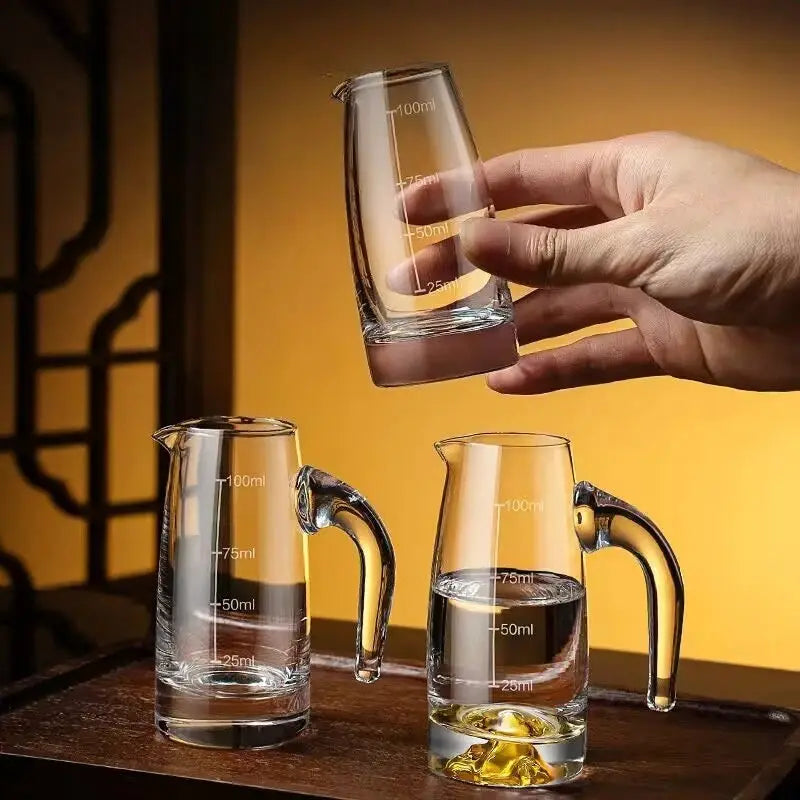 100ml Luxury Decanter Wine Bottle Creative Jinshan Wine Separator High-end Whisky Bottle Decanter Aerator Wine Dispenser 2pcs from PriceLows™