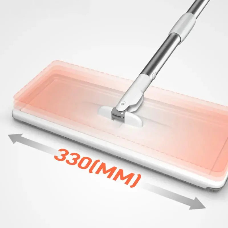 Mop with Bucket Set Wet Dry Magic Cleaning Tool for Home Floors Kitchen Bathroom Hardwood Laminate Tiles Easy Rinse Self-Wring from PriceLows™
