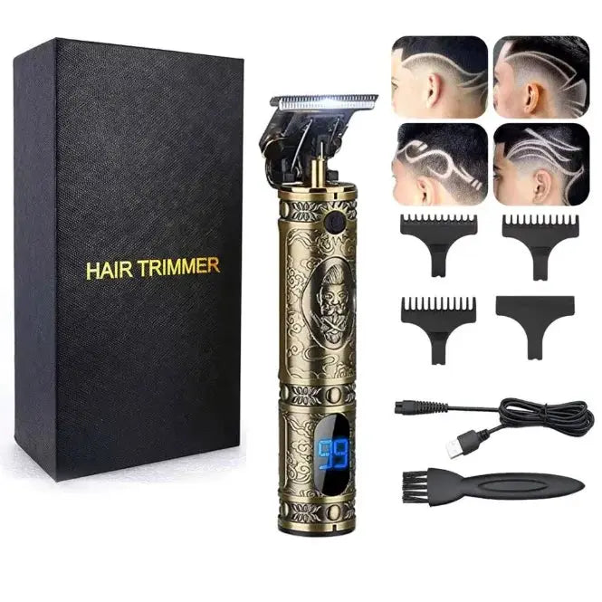 Hair Clipper | USB Rechargeable | Titanium Blade | T9 Model