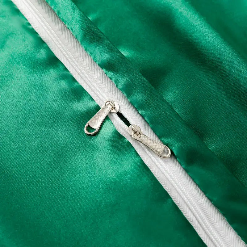Duvet Cover Set | Satin Finish | Solid Color | Multiple Sizes