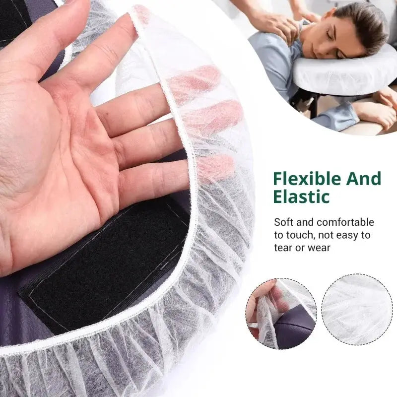 Non Woven U Shaped Headrest Pillowcase | Disposables for Beauty Spa