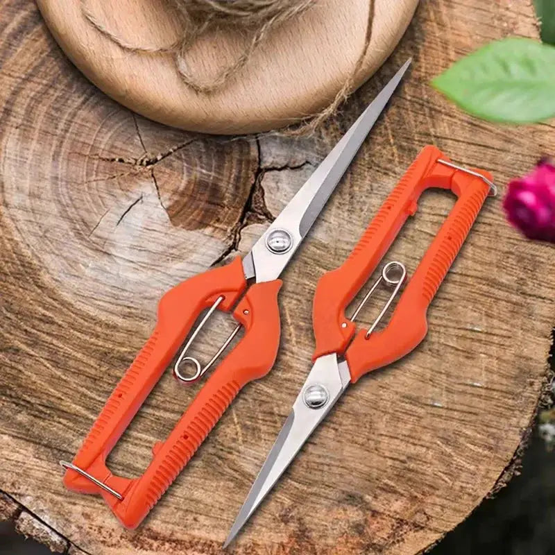 Pruning Shears Grape Scissors Garden Tool Vegetable Patch Bonsai Professional Stainless Steel Fruit Picking With Lock New from PriceLows™