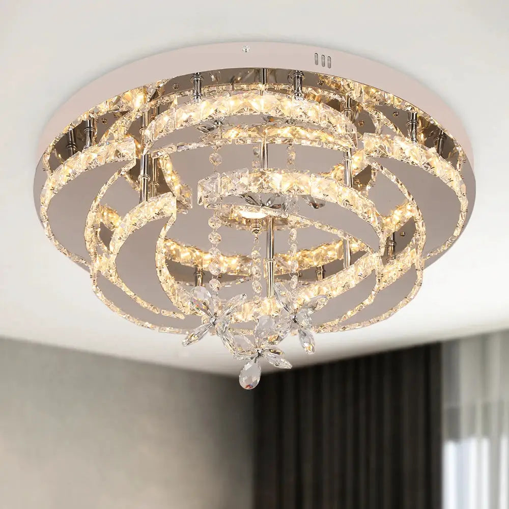 VETRULUS Luxury K9 Crystal Chandelier Modern Ceiling Lamp Led Living Dining Room Decor Pendant Light Dimmable Lustre Home from PriceLows™