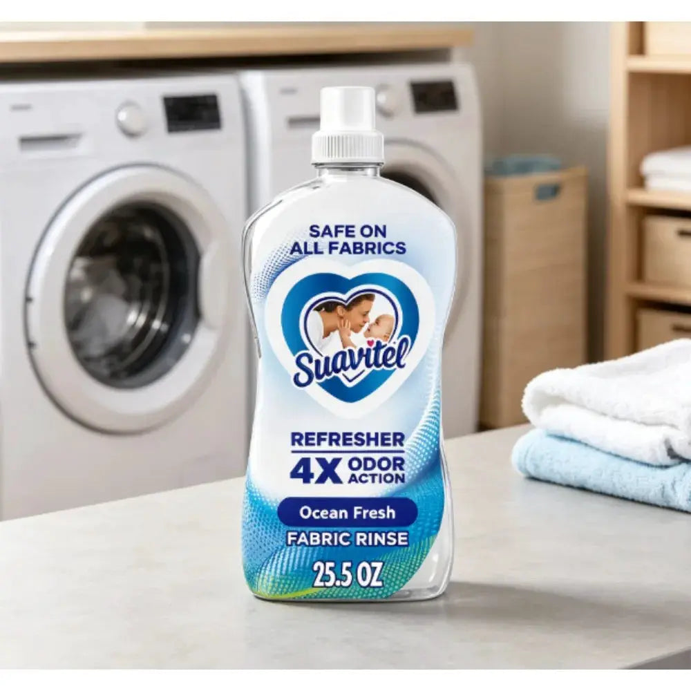 Liquid Fabric Softener | Ocean Fresh Scent | Odor Eliminating | 25 Fl Oz
