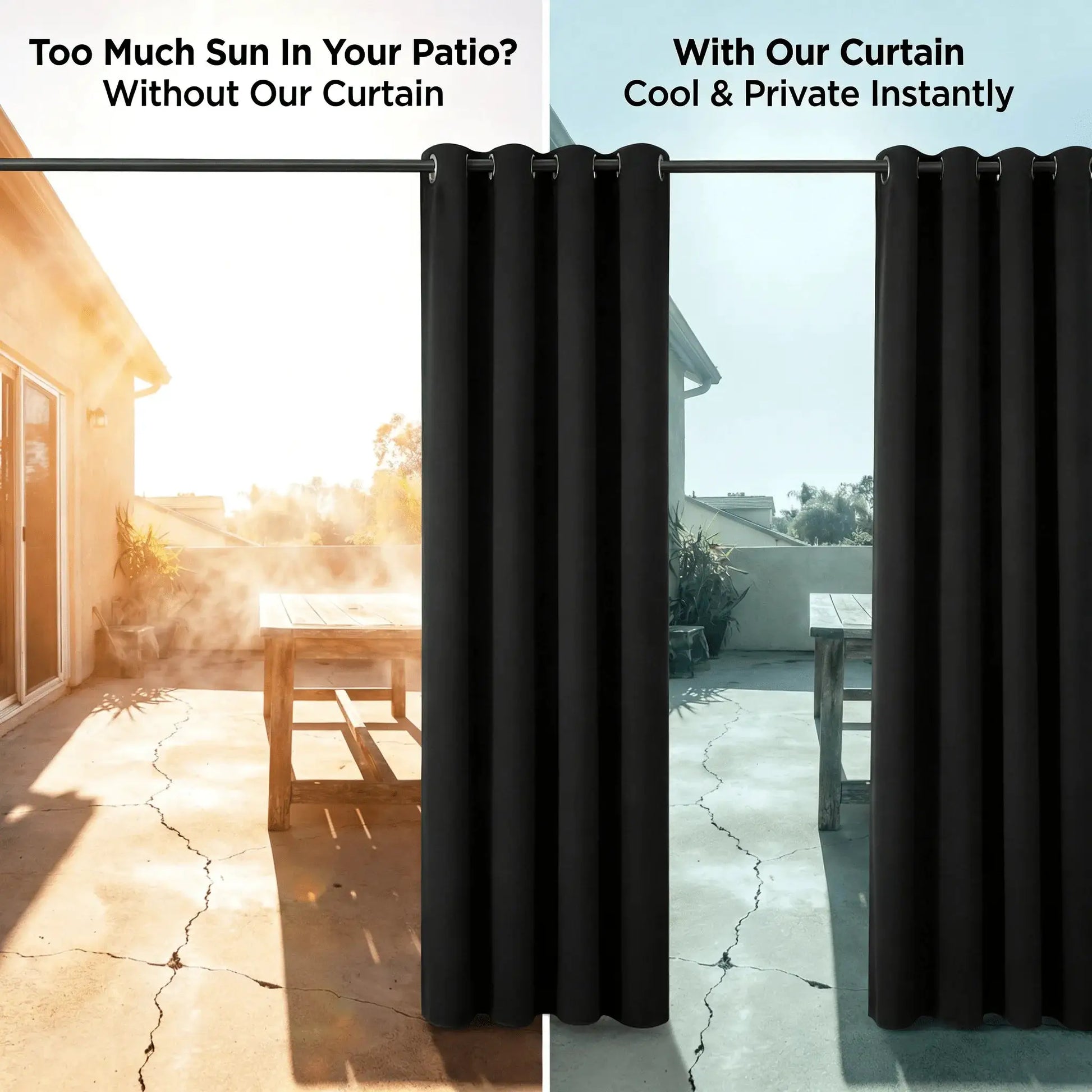 100% Blackout Curtains 4 Panels Thermal Insulated Window Drapes Washable Privacy Protection for Bedroom Living Room Dining Room from PriceLows™