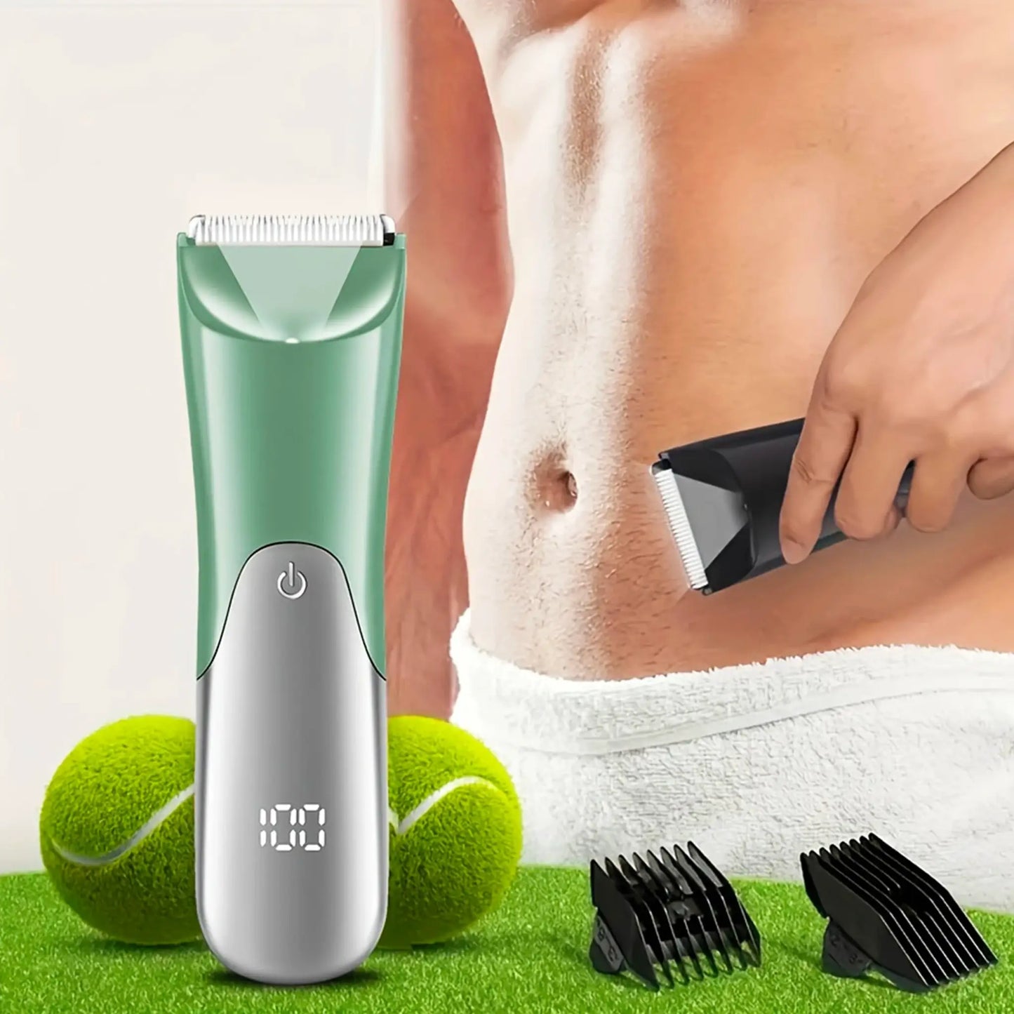 Men's Body Hair Trimmer | Wet and Dry | Fast Charging | Adjustable Length