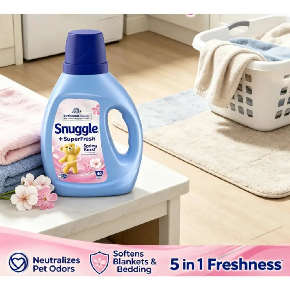 Liquid Fabric Softener | Super Fresh Scent | 40 Loads | 35.7 Oz