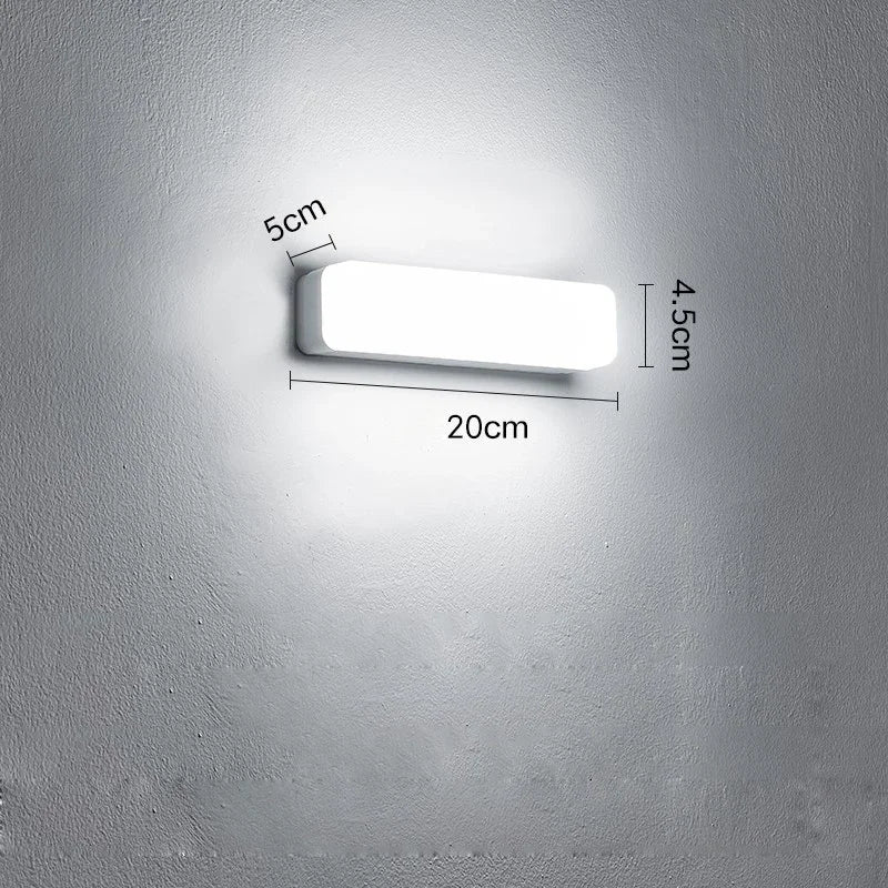 LED Wall Lamp | Size 40 To 20 Cm | Power 18W And 13W | Finish White