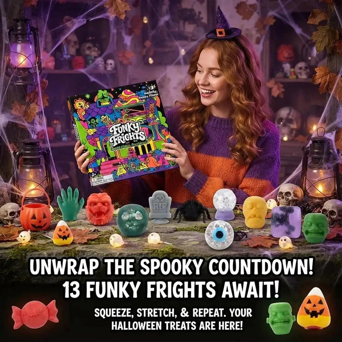 Christmas Advent Calendar | Food Grade Silicone | 3D Fidget | 24 Day Pack