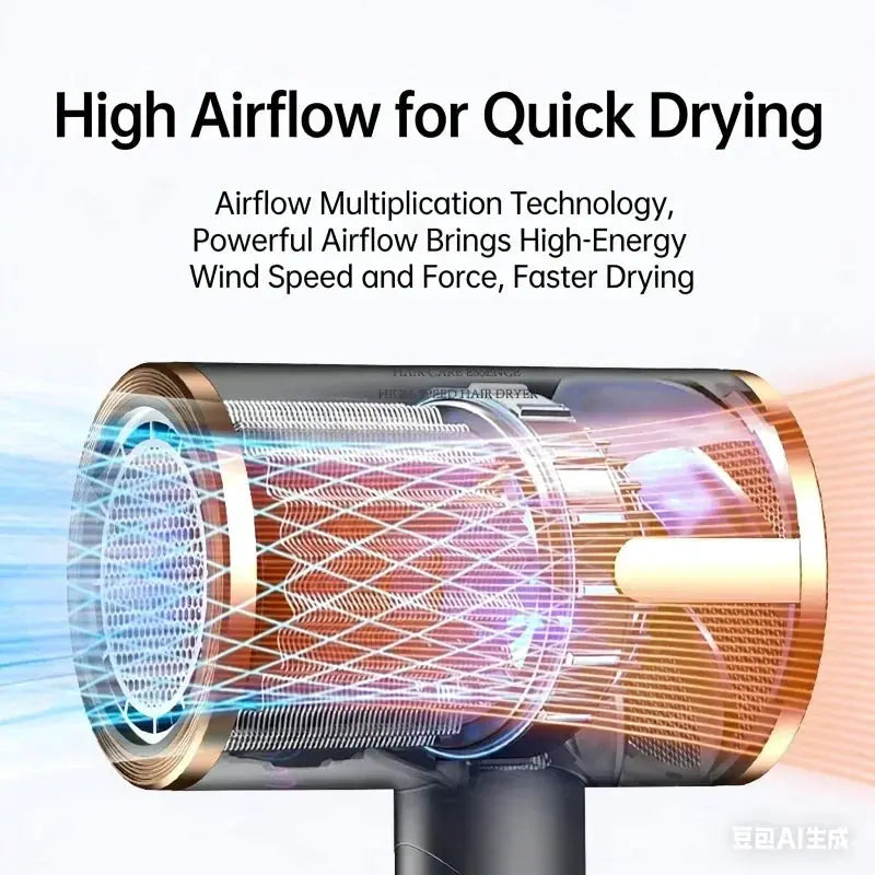 Foldable Hair Dryer | 2400W Power | Infrared Heat | Hot And Cold Air