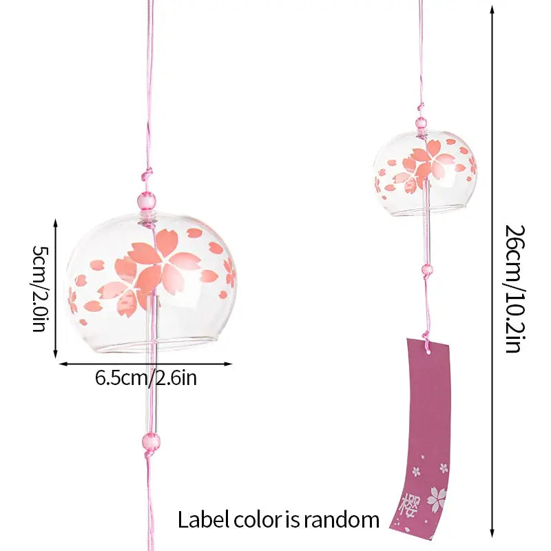 Japanese Windchime Huling Landscape Bell Glass Crystal Bell Wind Hanging Ornament Garden Landscape Japanese Wind Bell Decor 후우링 from PriceLows™
