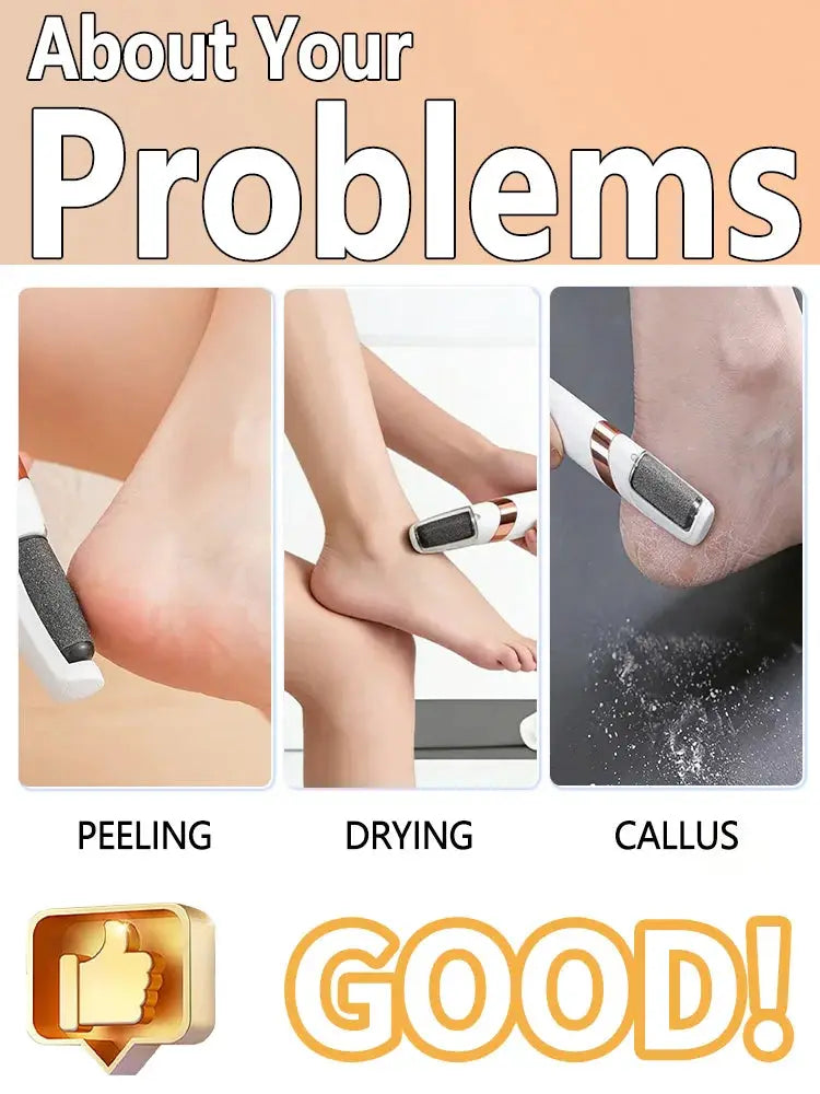 Manual Foot File | Plastic Construction | Exfoliating Scrubber | One Piece
