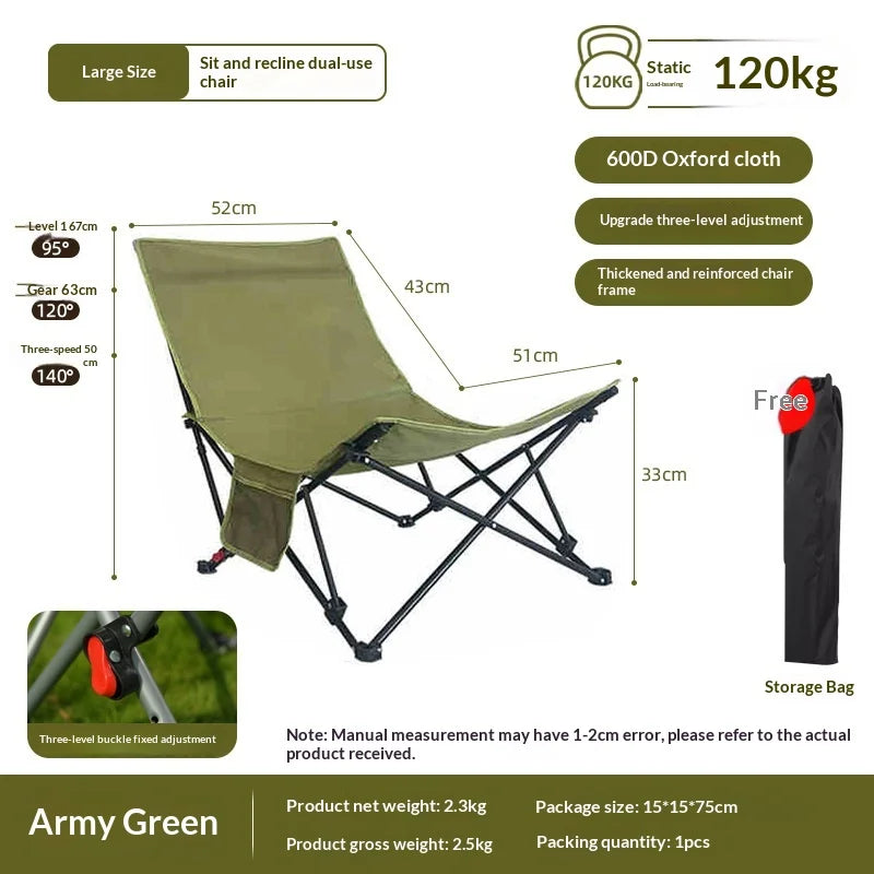 Moon Chair | Metal Frame | Lightweight Foldable | One Size