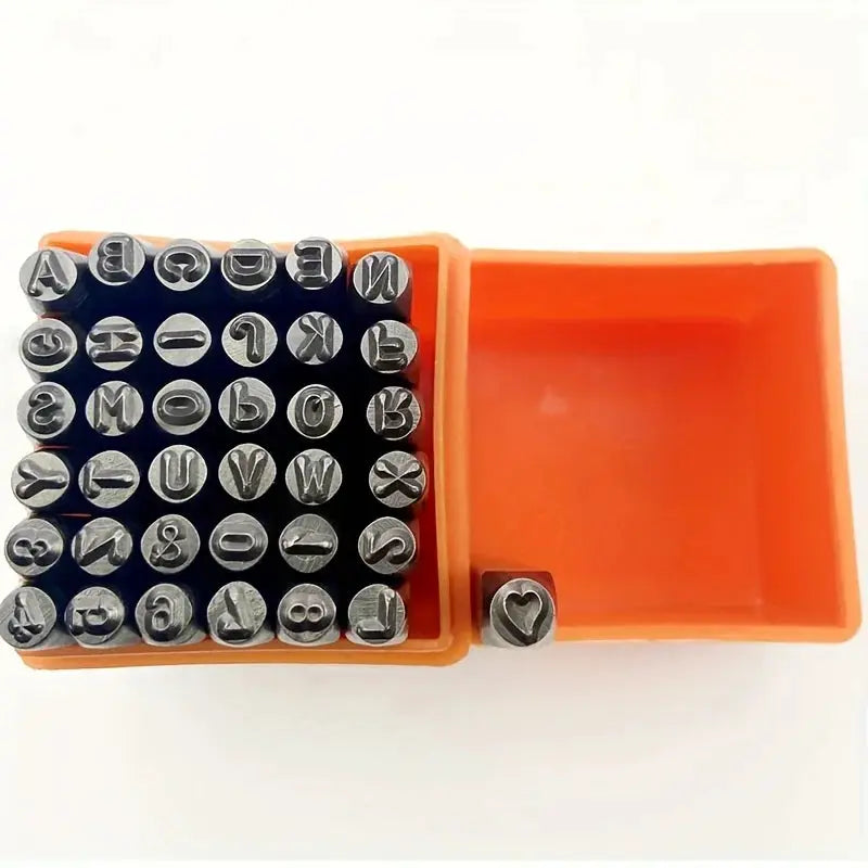 Metal Stamping Tools | 3mm Number Letter Punch Set | Stainless Steel For Jewelry Making