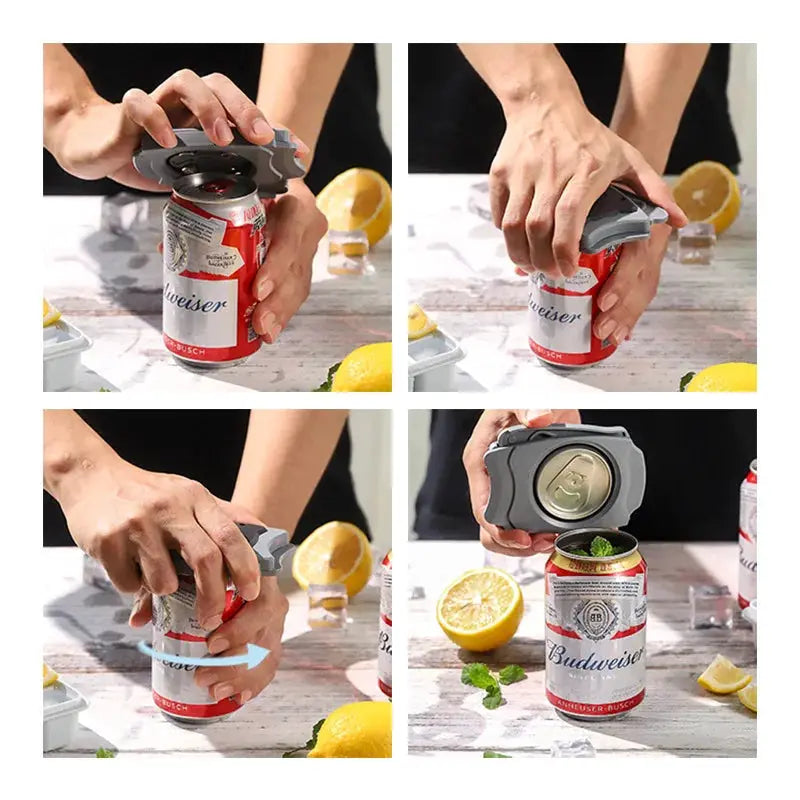 Can Opener | Smooth Edge Safe Design | Portable Kitchen Bar Gadget | 1 Piece