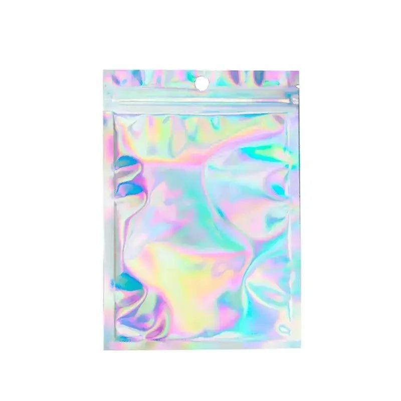 Holographic Resealable Storage Bags | Moisture Proof | 6X10 Cm | 10 Pack
