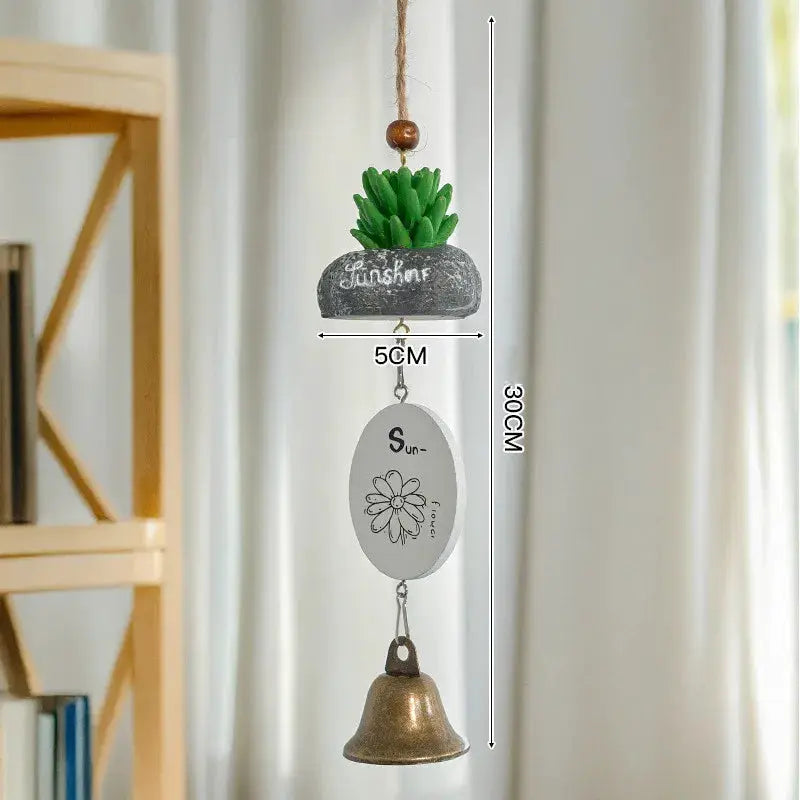 Resin Wind Chime Ornaments Totoro Wind Chime DIY Craft Gifts for Home Garden Decor from PriceLows™