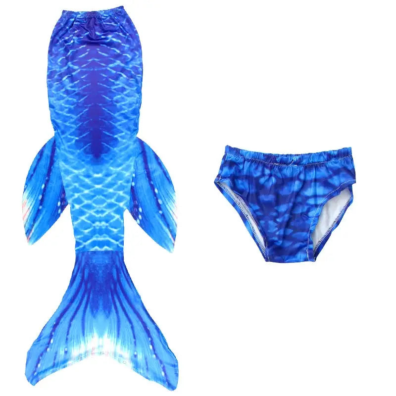 Children Mermaid Swimsuit Bathing Suit Mermaid Princess Cosplay Costume for Girls Pool Party Swimmable Clothing with Shorts from PriceLows™