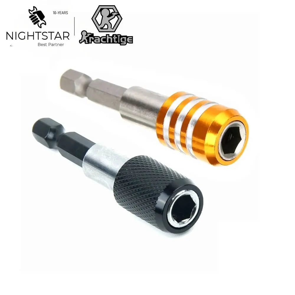 1/4 Hex Shank Quick Release Electric Drill Adapter No Magnetic Screwdriver Bit Holder 60mm Power Tool Accessories from PriceLows™