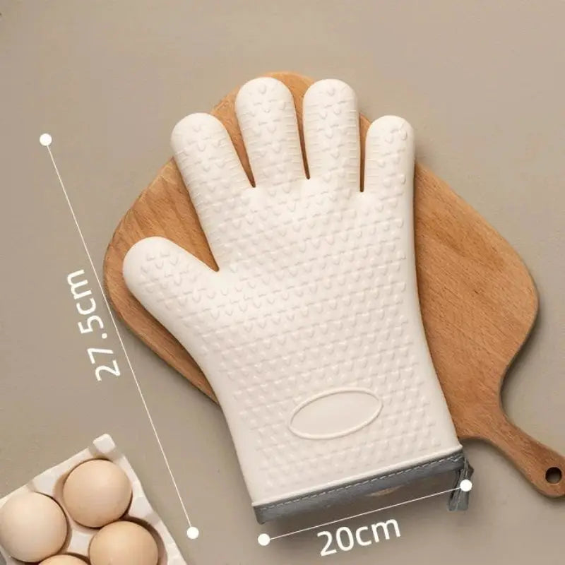 Silicone Oven Mitts | Heat Resistant | Non Slip Grip | 1 Pair