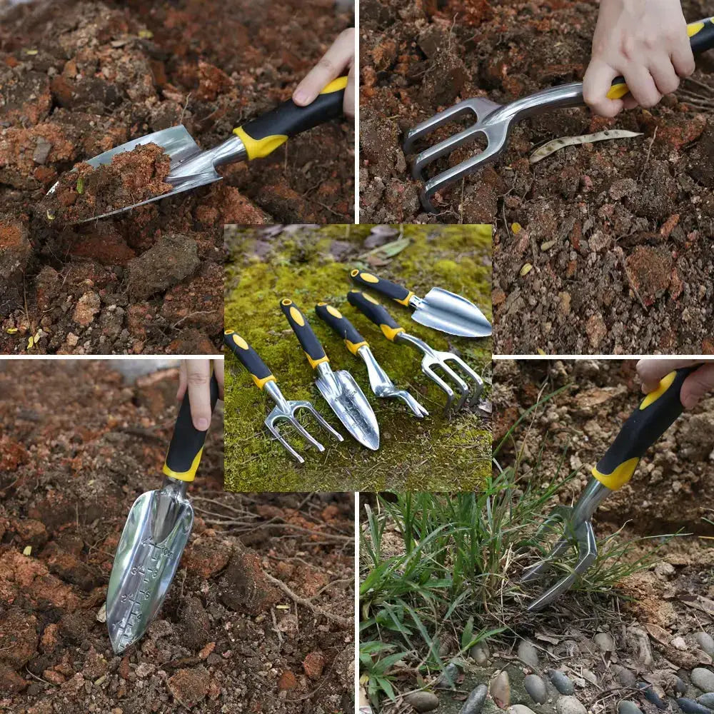 Garden Tool Hand Trowel,Rake,Cultivator,Weeder Tools With Ergonomic Handle,Garden Lawn Farmland Transplant Gardening Bonsai Tool from PriceLows™