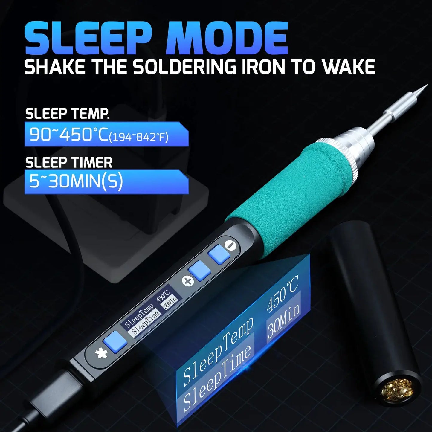 WEP 928D-IV-PRO 100W Soldering Iron Type-C Charging Portable Electric Tools Digital Soldering Iron Pen kits Temp. Adjustable from PriceLows™