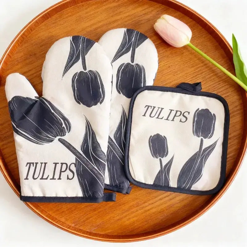 Oven Mitts | Cartoon Design | Polyester | One Size
