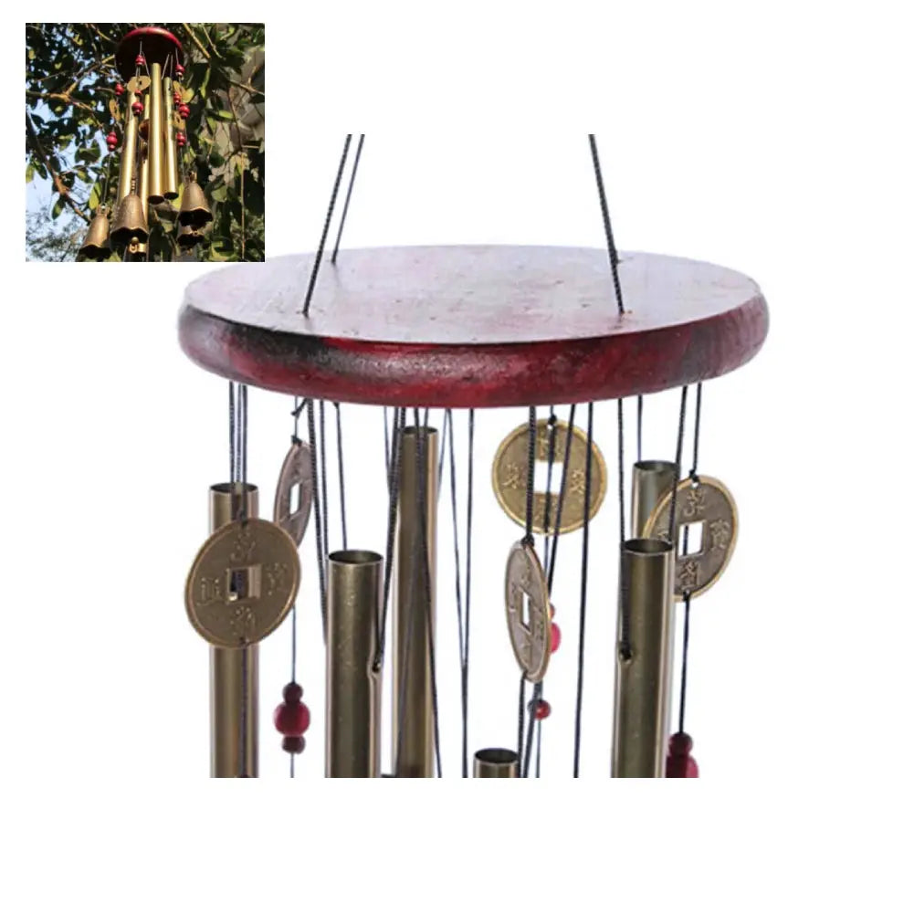 Large Wind Chime Tubes Bells Metal Church Bell Wood Metal For Outdoor Garden Yard Home Decoration Bless A Symbol Of Good Luck from PriceLows™
