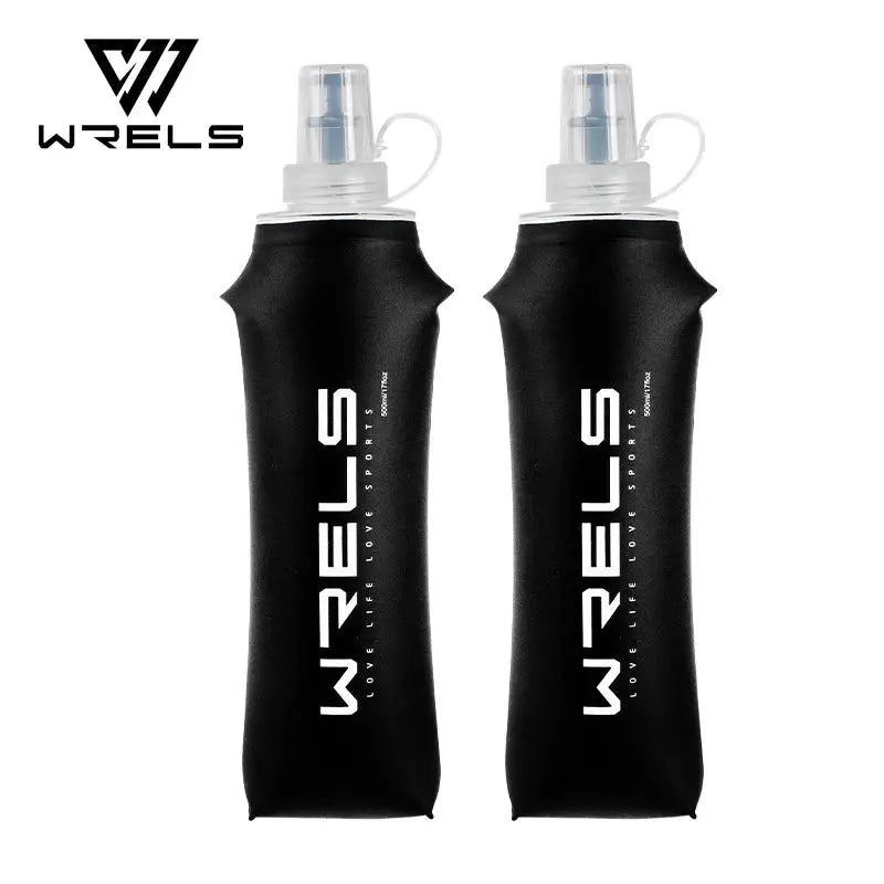 WRELS Portable Sports Soft Flask BPA-Free Running Cycling Water Bottle Outdoor Sports Marathon Folding Collapsible Water Bottle from PriceLows™