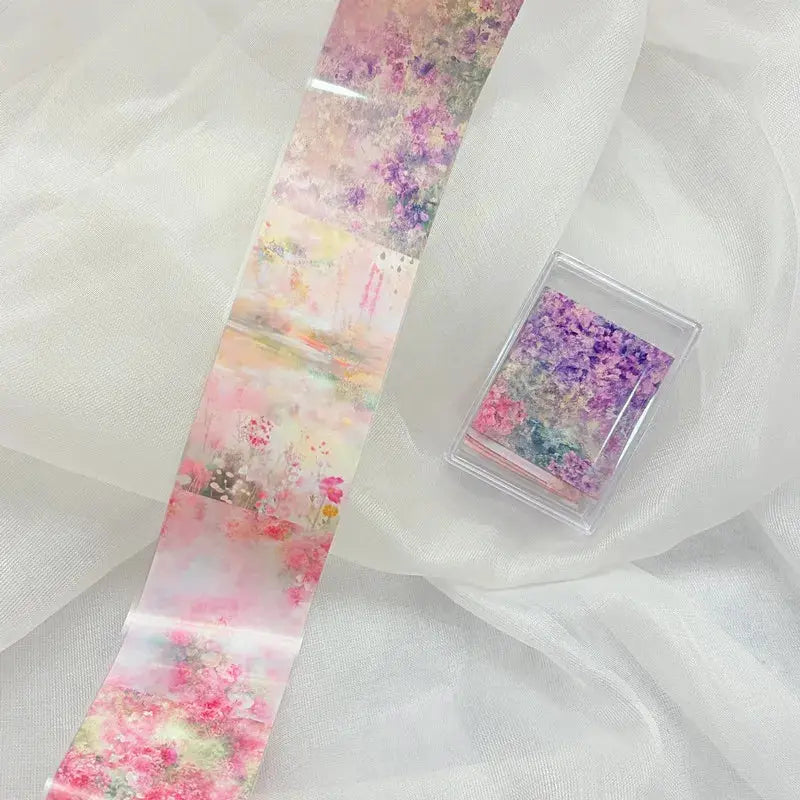 1Pc 100cm Flower Nail Foils for Transfer Paper Floral Stickers Rose Nails Wraps Tulip Nail Art Decorations from PriceLows™
